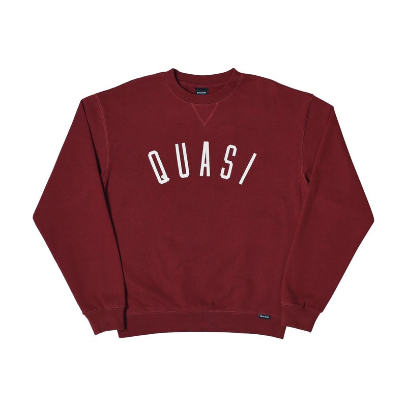 Poster Crewneck Sweatshirt (Maroon) M