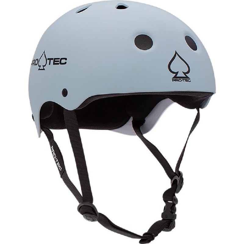 Pro-Tec Classic Matte Light Blue Longboard Skateboard Helmet XS