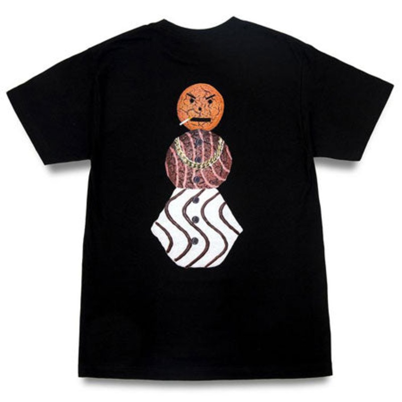 Quartersnacks Classic Snackman T Shirt Black Large