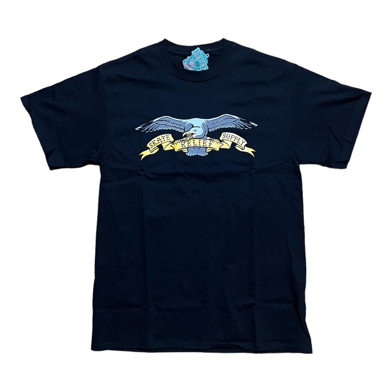 RELIEF SEAGULL T SHIRT BLACK S