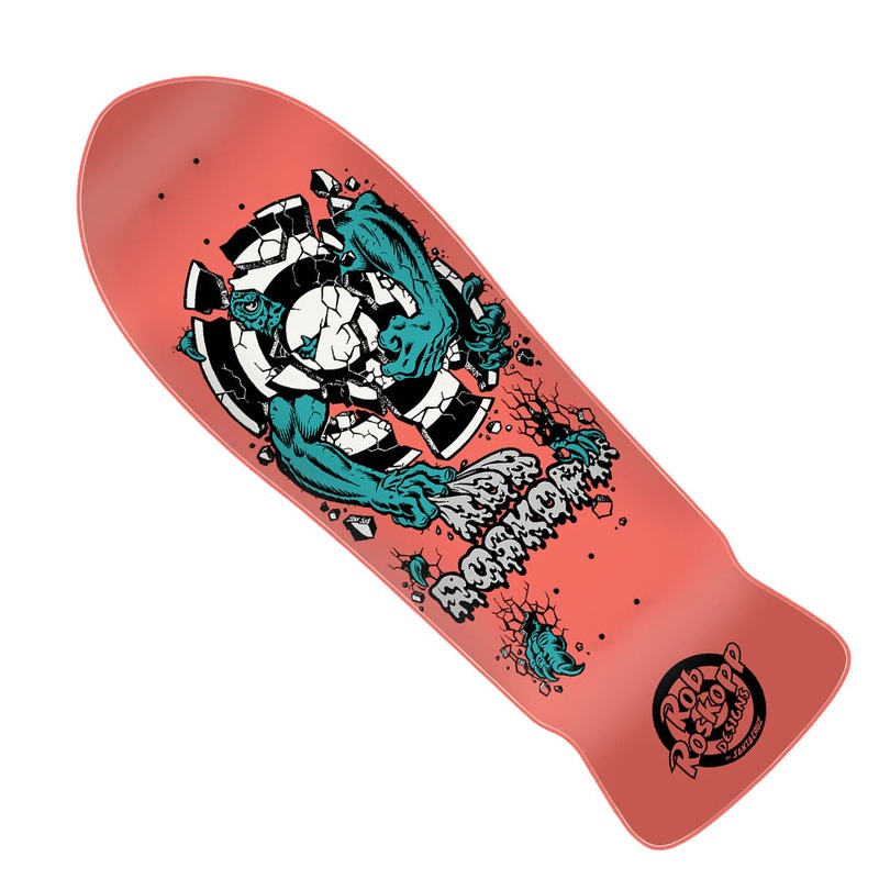Santa Cruz Roskopp Three Reissue Shaped Deck Neon 10.17 x 30.41 WB:15.1875