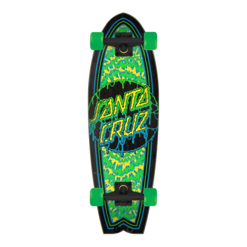 Santa Cruz Toxic Dot 8.8in x 27.7in Shark Cruzer 28