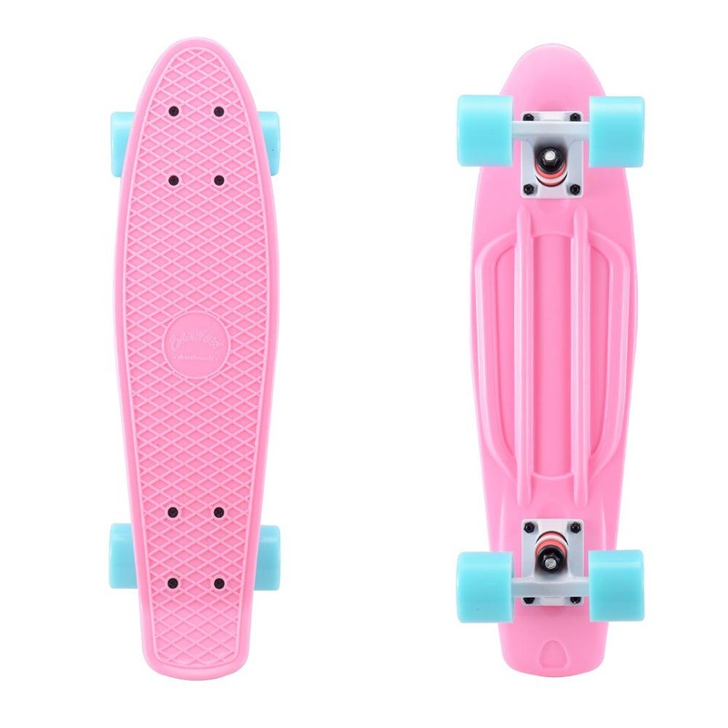 Sanview Pink 22″ Inch Mini Cruiser Beginners Skateboard Complete