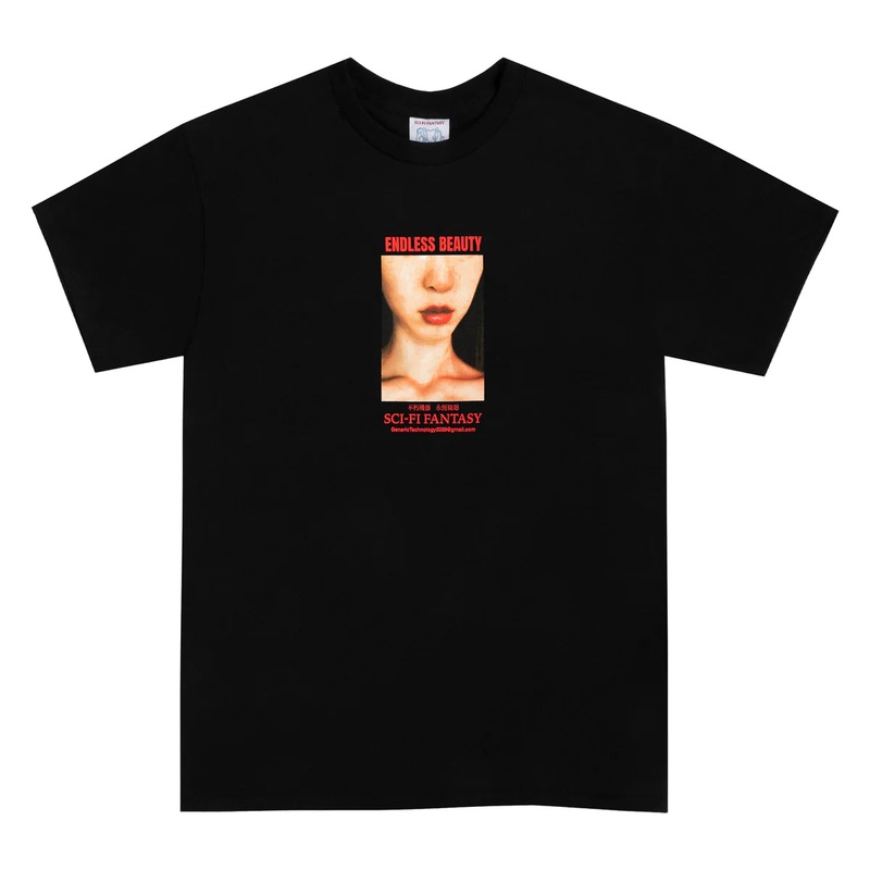 Sci Fi Fantasy Endless Beauty T Shirt Black S