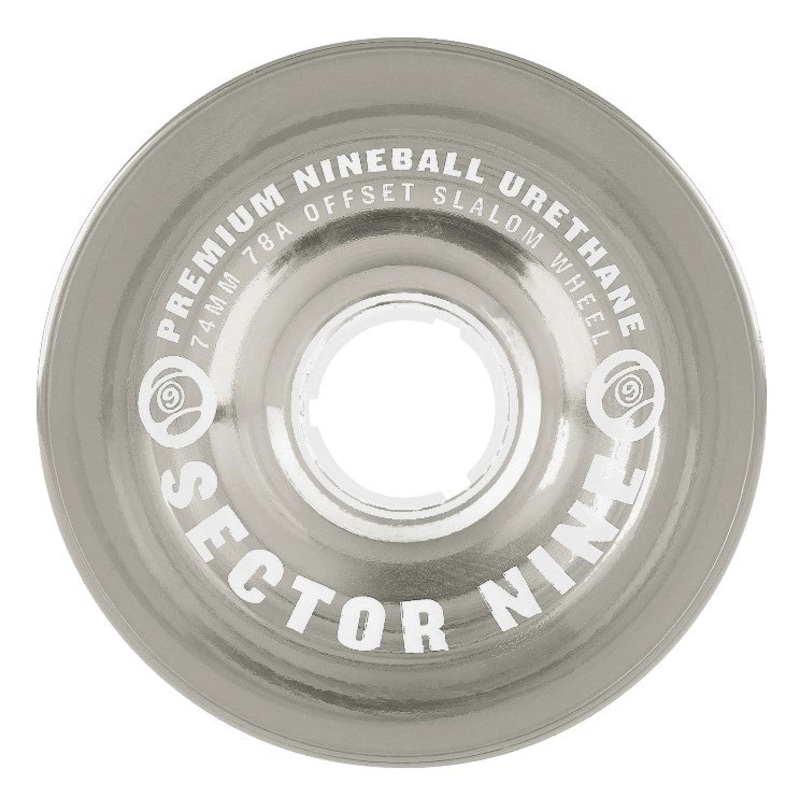 Sector 9 Nineballs Skateboard Wheels Grey Smoke 74MM 78A 74mm
