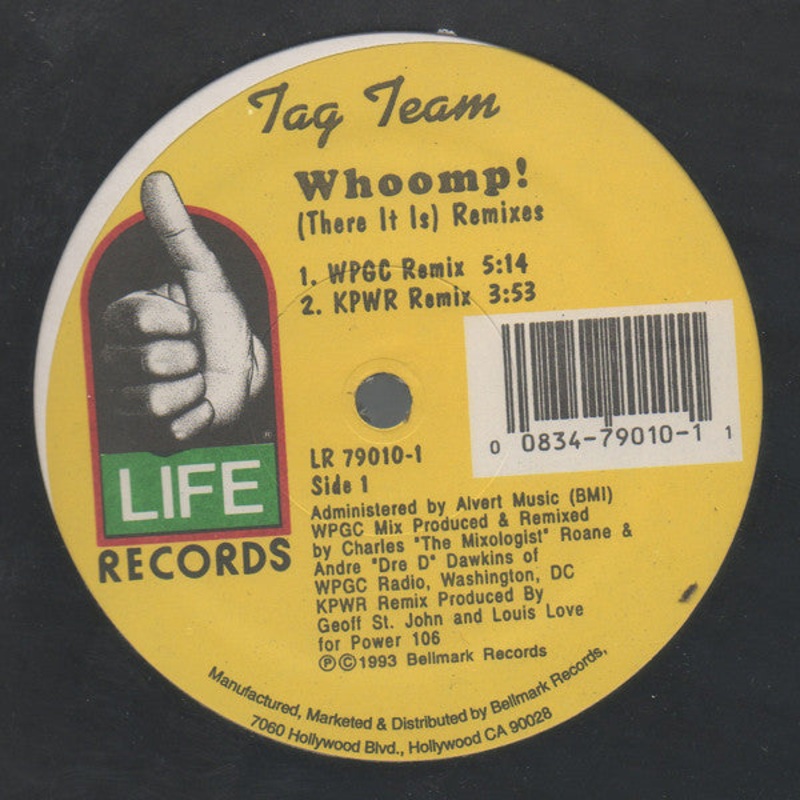 Tag Team  Whoomp! (There It Is) Remixes Vinyl LP Record *Sealed 1993 Release*