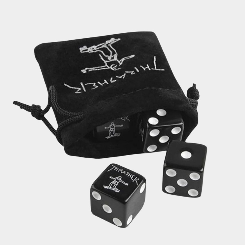 Thrasher Dice Set – Black