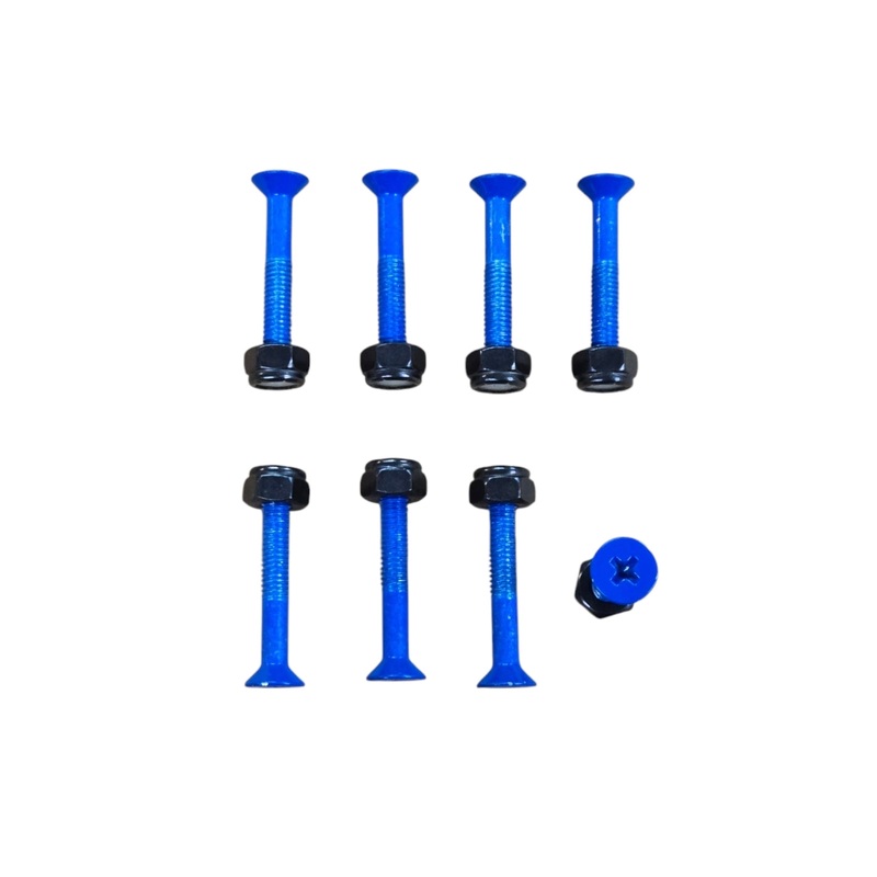 1-1/4″  Skateboard Hardware Bolts – BLUE