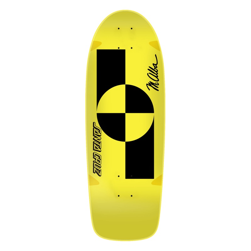 10.03in Malba Crash Test Reissue Santa Cruz Skateboard Deck No Color 10.03in x 29.35in