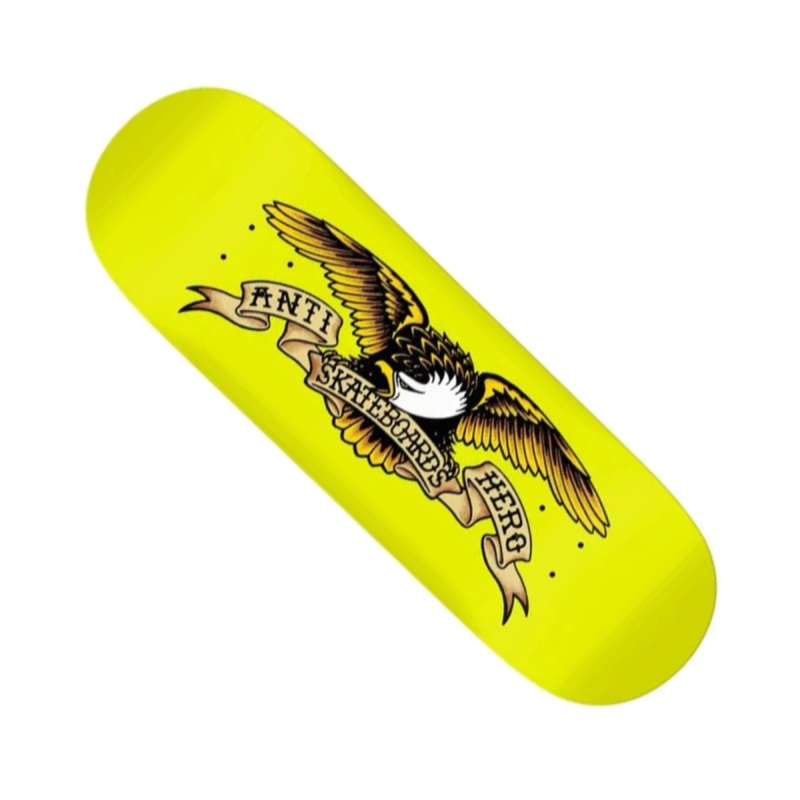 Anti Hero “Eagle Horse Pill – Yellow” Deck – 10″