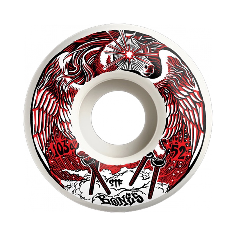 Bones STF V1 Peg-Leg-Asus 52mm 103a Skateboard Wheels 52mm Duro 103a Classic