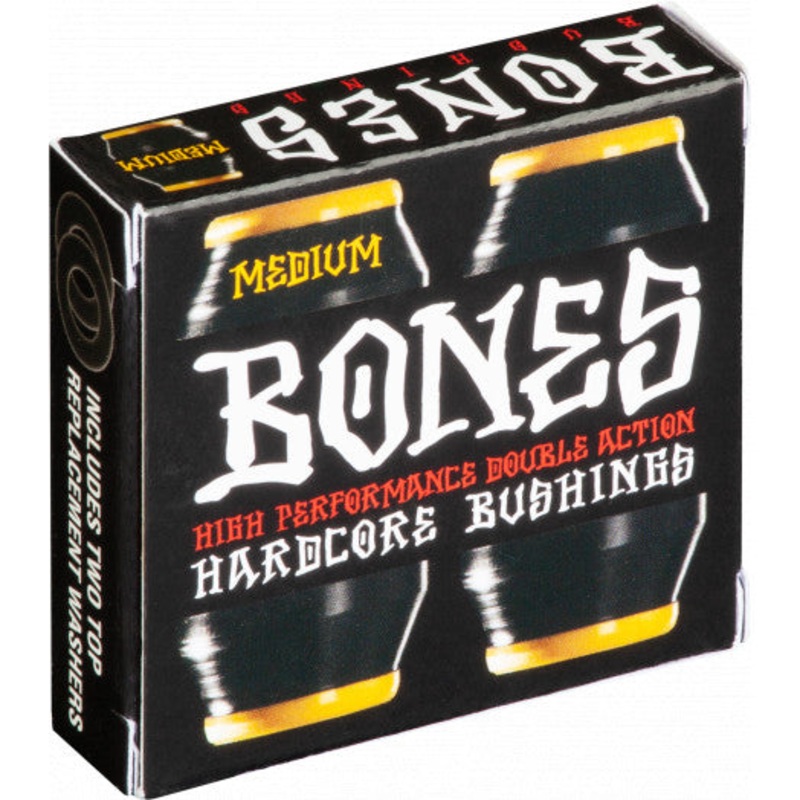 BONES WHEELS Bushing Medium Black Pack Medium Black
