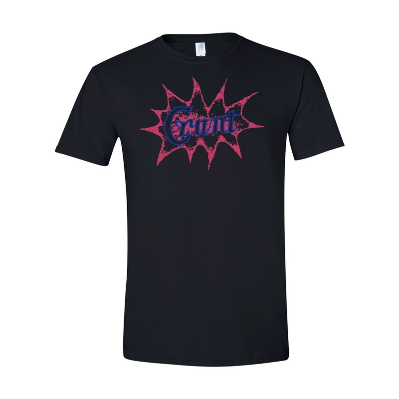 CRUNT “Explosive” T-Shirt with Trance Syndicate back logo Small