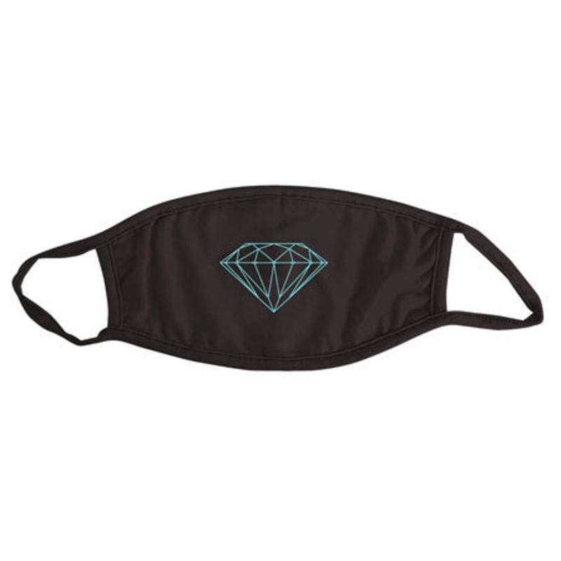 Diamond Face Mask Black One size fits all