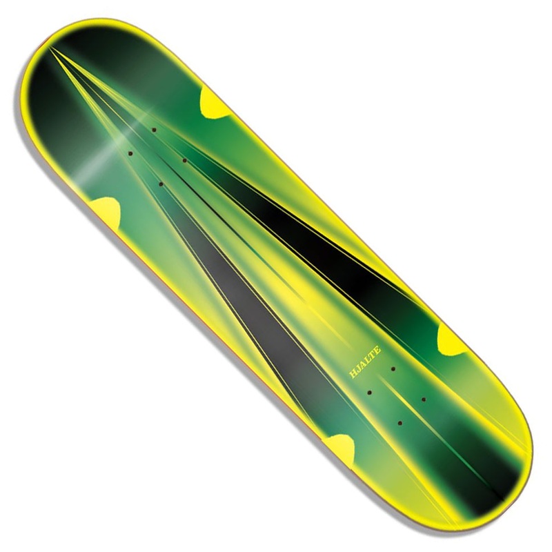 Hardbody Hjalte Halberg Chevron Wheel Wells Deck Green Foil 8.5 x 32.2 WB:14.5