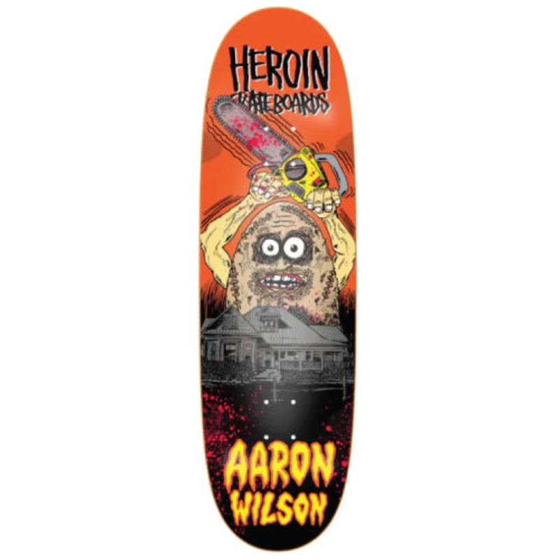 Heroin Aaron Wilson Teggxas Chain Egg Symmetrical Skateboard Deck 9.125″ 9.125″