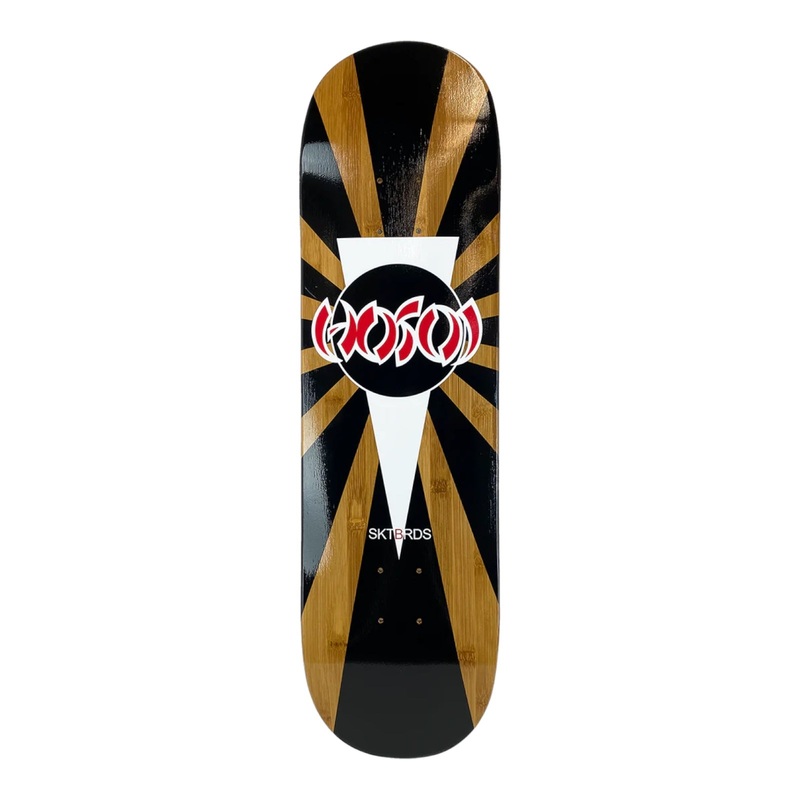 Hosoi Rising Sun Bamboo Skateboard deck-Popsicle shape 8.5 8.5