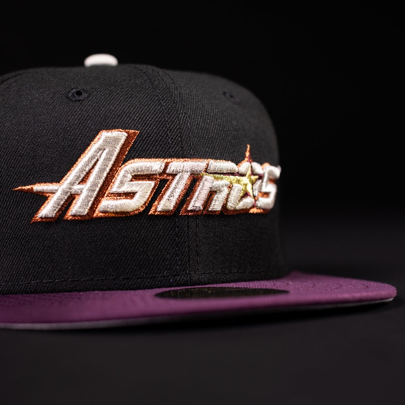 Inner Loop 35th Black Purp Astros New Era Hat 5950 Fitted 7