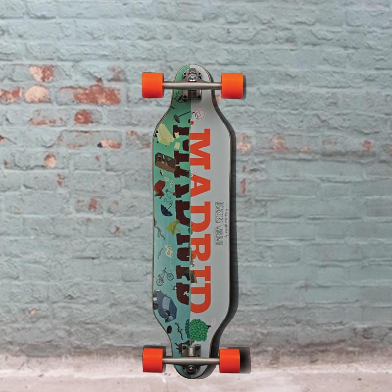 Madrid 2015 Disaster Relief Weezer Longboard – 36 inch – Complete