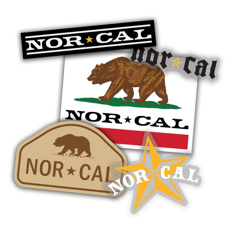 Pack of 5 Assorted Nor Cal Stickers Assorted Color No Size