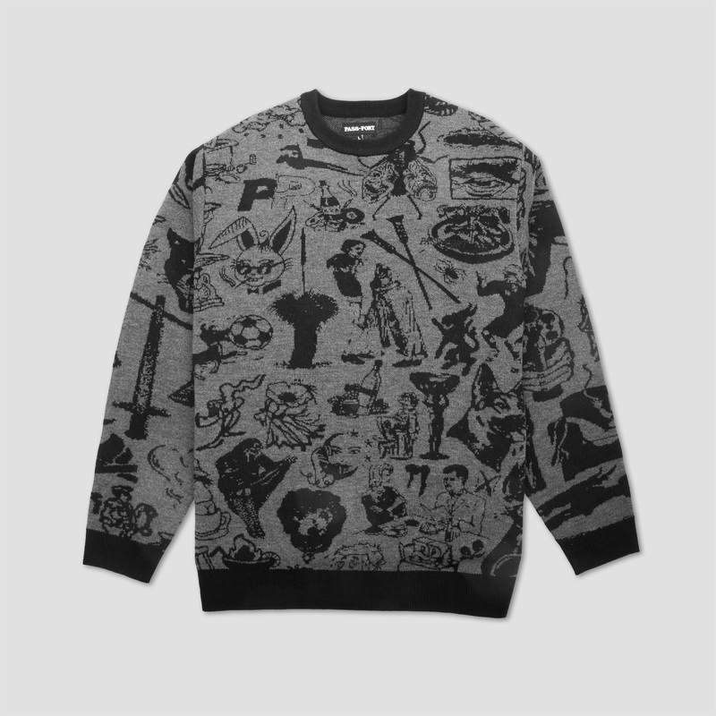 PassPort 11 Year Knit Crew Black Small