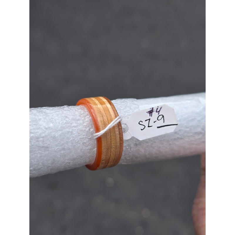 Recycled Bo-Tuff Skateboard Ring SIZE 9 (#4)