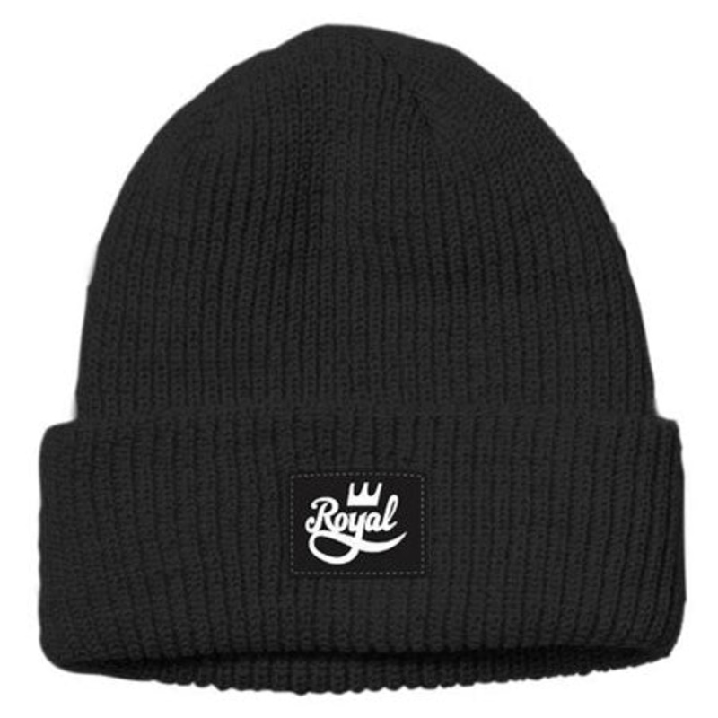 Royal Cuff Beanie Black One size fits all