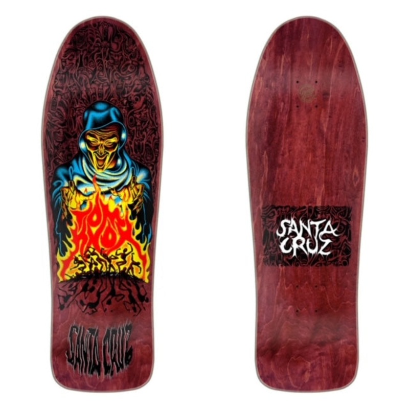 Santa Cruz Firepit Reissue Skateboard Deck 10.07″ Deck Only 10.07