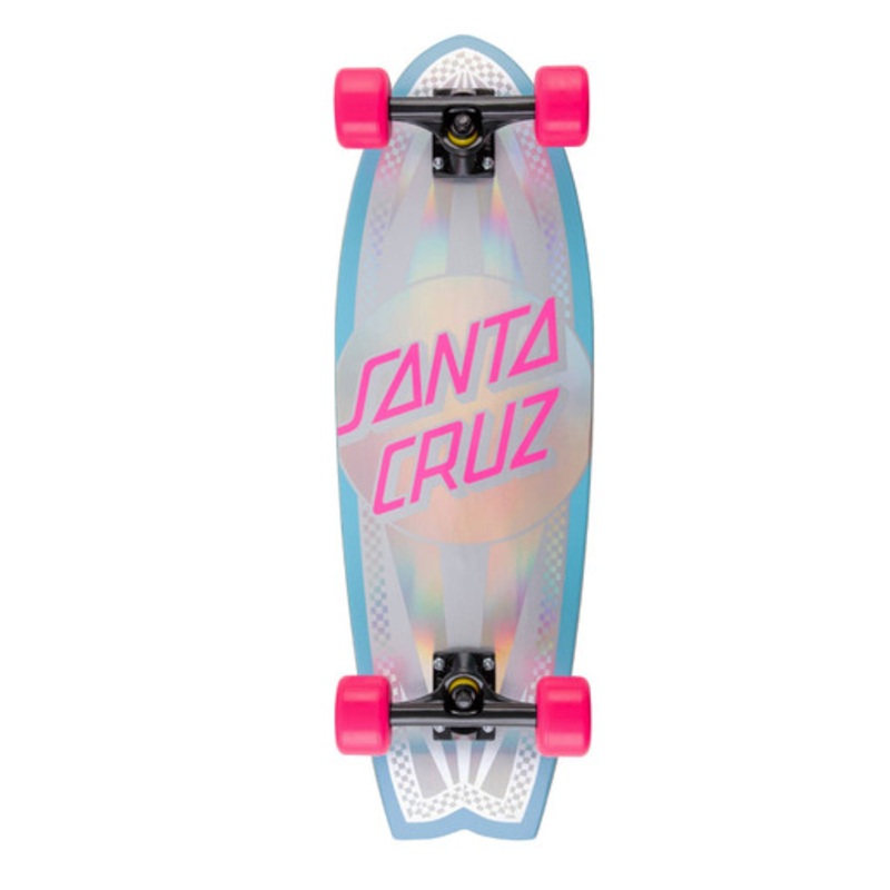 Santa Cruz Prismatic Dot Shark Cruiser Complete 8.8 in 8.8 in