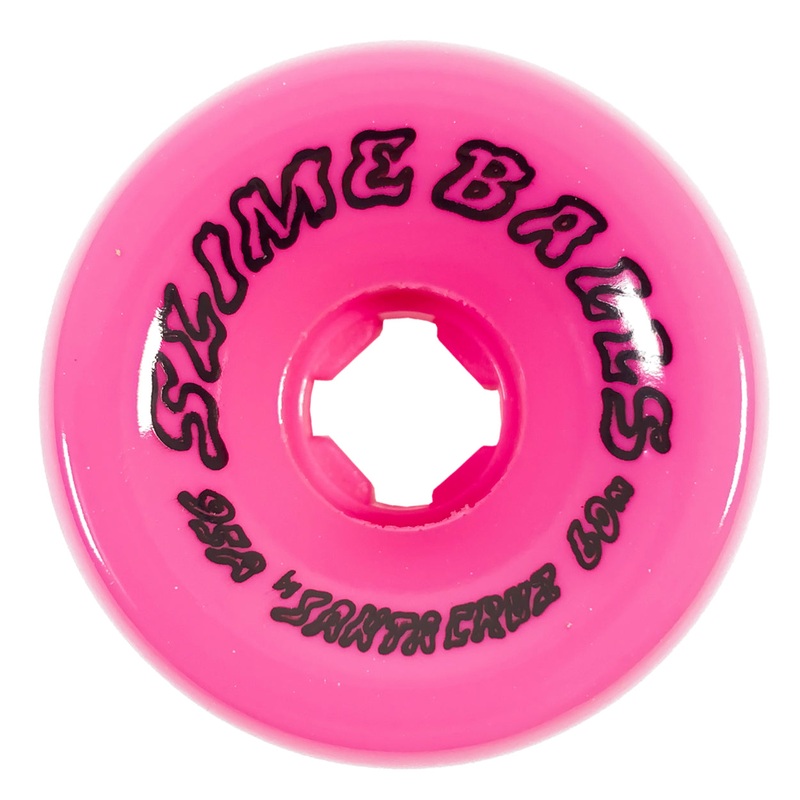 Slime Balls – 60mm – 95a Scudwads Vomits Wheels – Neon Pink