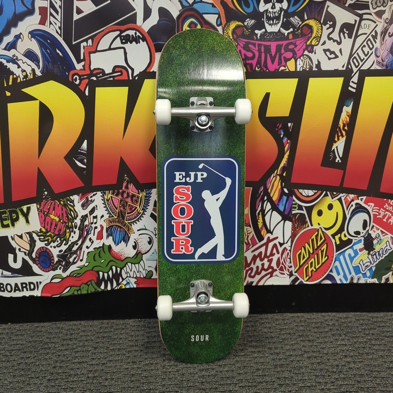 SOUR SOLUTION EJP “PGA” 8″ COMPLETE SKATEBOARD