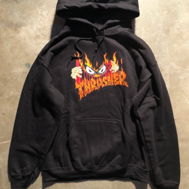 Thrasher – Sucka Free Hoodie by Neckface – Black – Size Small