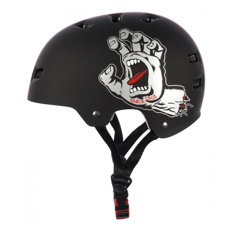 Bullet x Santa Cruz Helmet Screaming Hand – Matt Black S / M