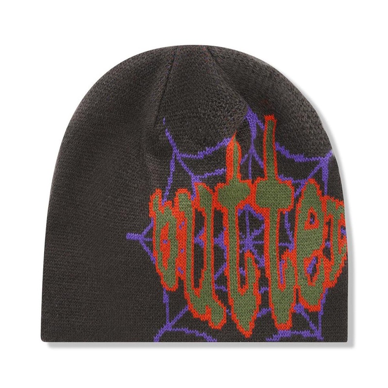 Butter Goods Frenzy Skully Beanie Black One Size Fits All
