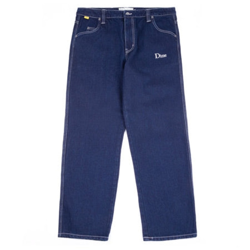 Dime Denim Pants Dark Indigo Large