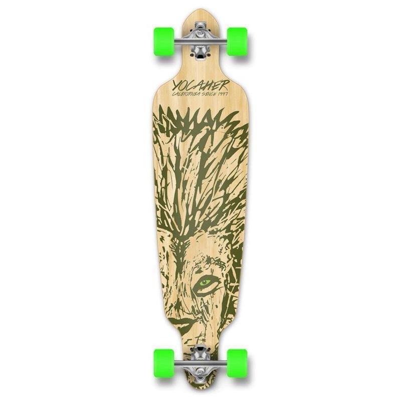 Drop Through Longboard Lion 41″ Graphic from Punked Complete