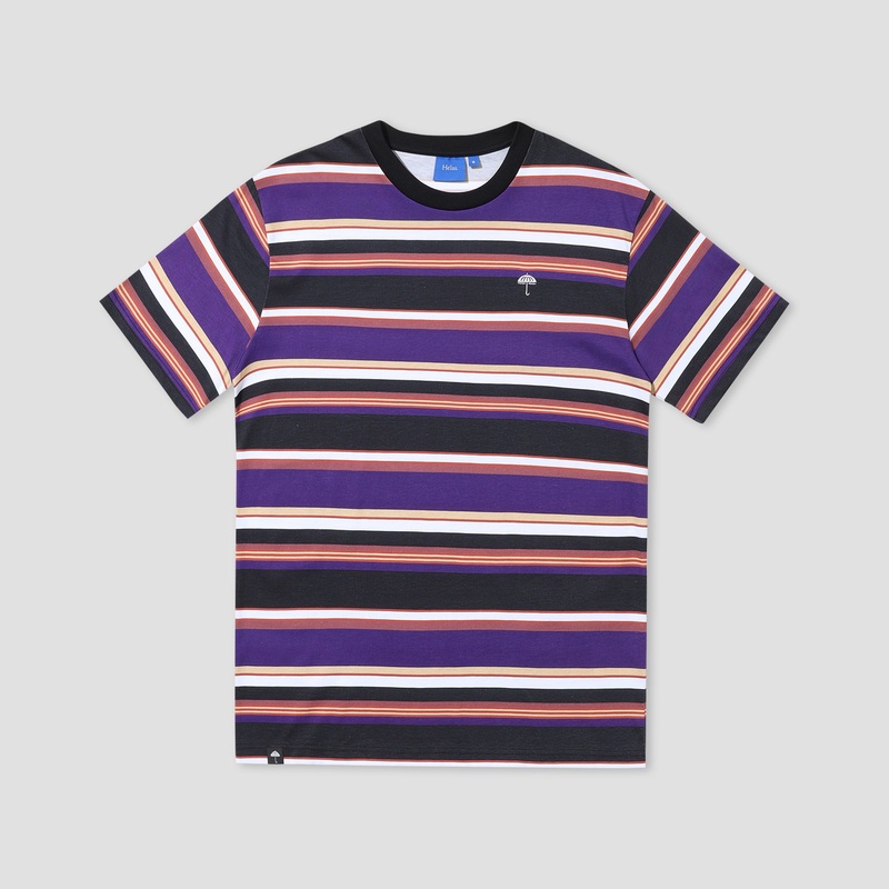 Helas Rayures T-Shirt Purple/Black X-Small