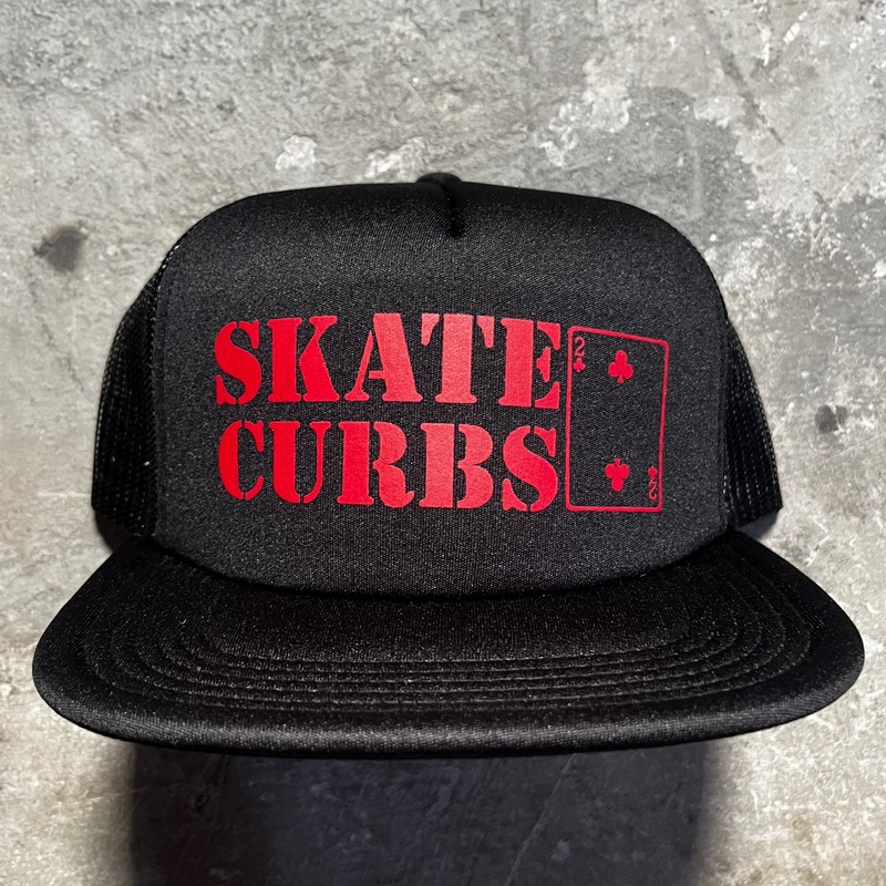 Lowcard – Skate Curbs Foam Mesh Snapback Hat – Black