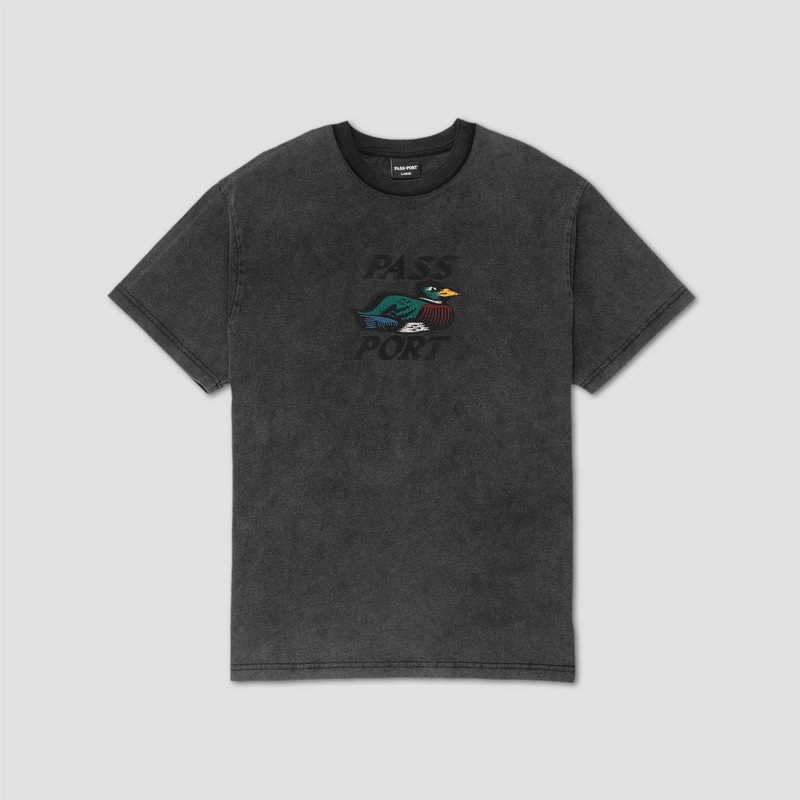 PassPort Fast Duck T-Shirt Black Acid Small