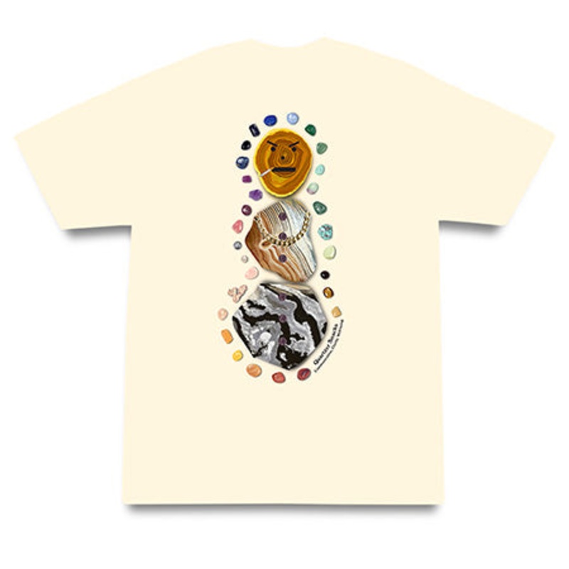 Quartersnacks Gem Snackman T Shirt Cream Large