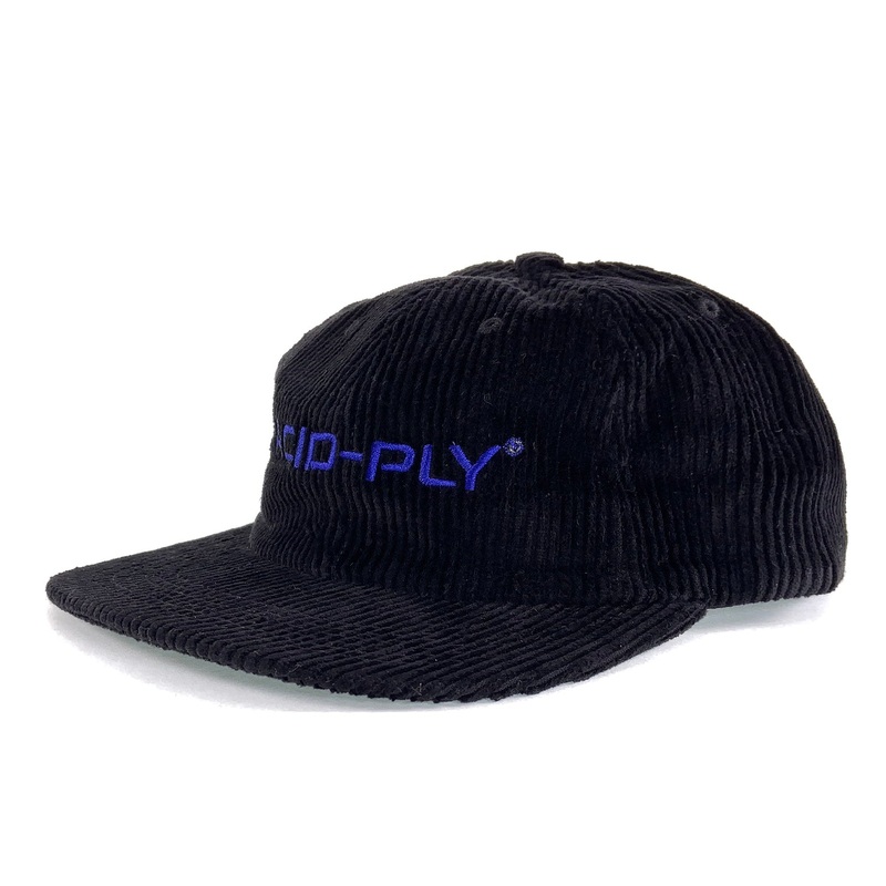 Quasi Ply 6 Panel Hat – Black