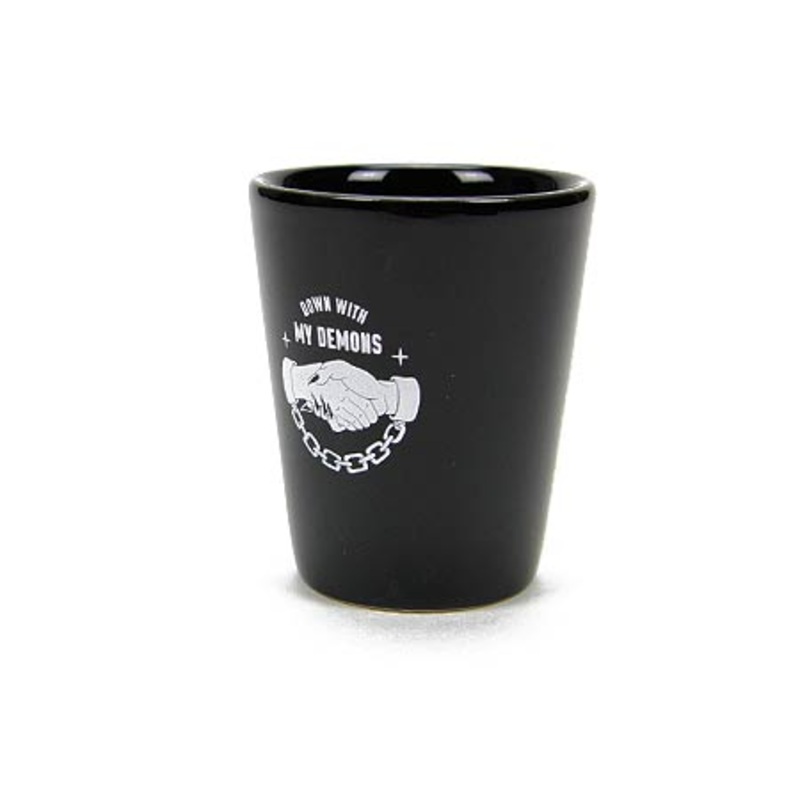 Sketchy Tank Demons Shot Glass Black N/A