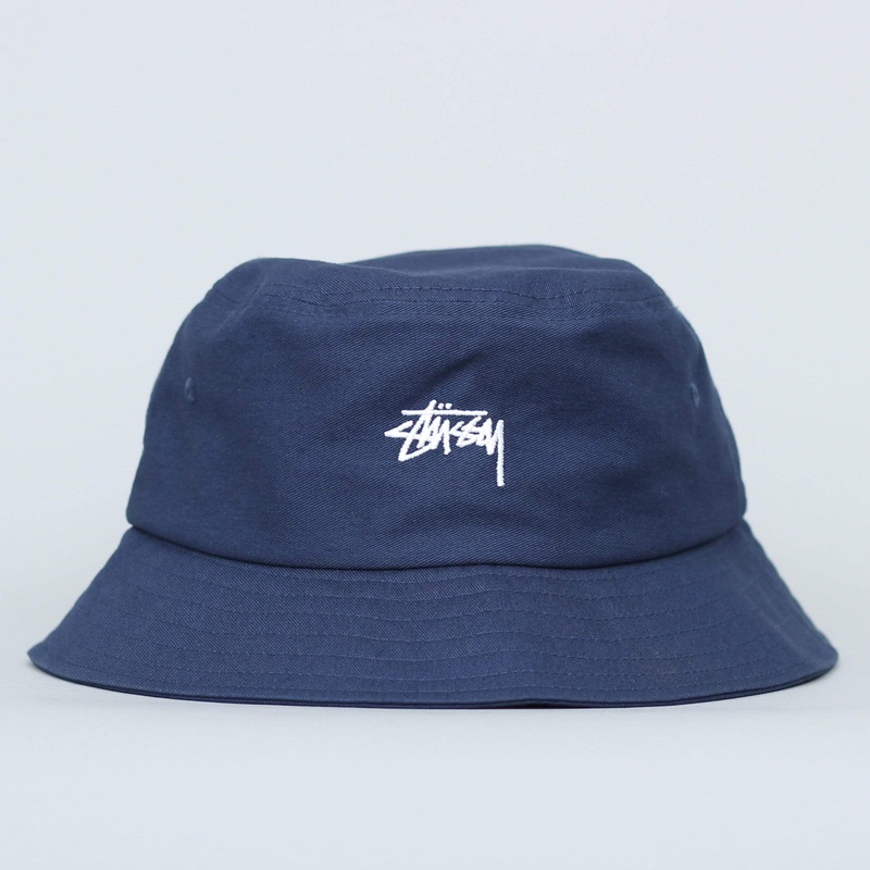 Stussy Stock Bucket Hat Navy Small/Medium