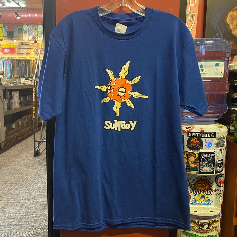 Sunboy Skateboards “Pokeboy” Blue T-Shirt Medium