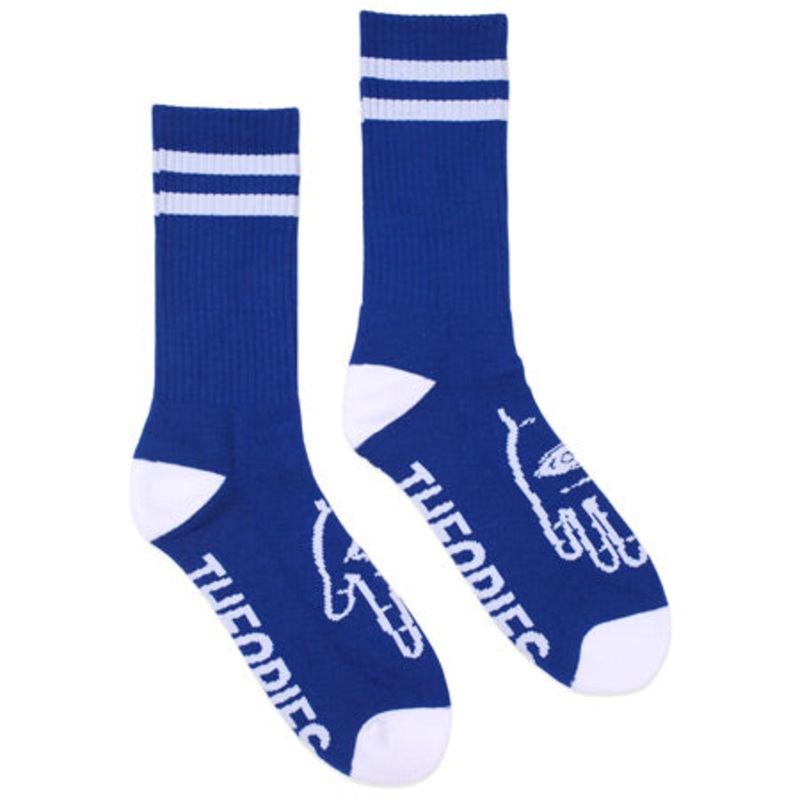Theories Mystic Advisor Crew Socks Royal/ White One size fits all