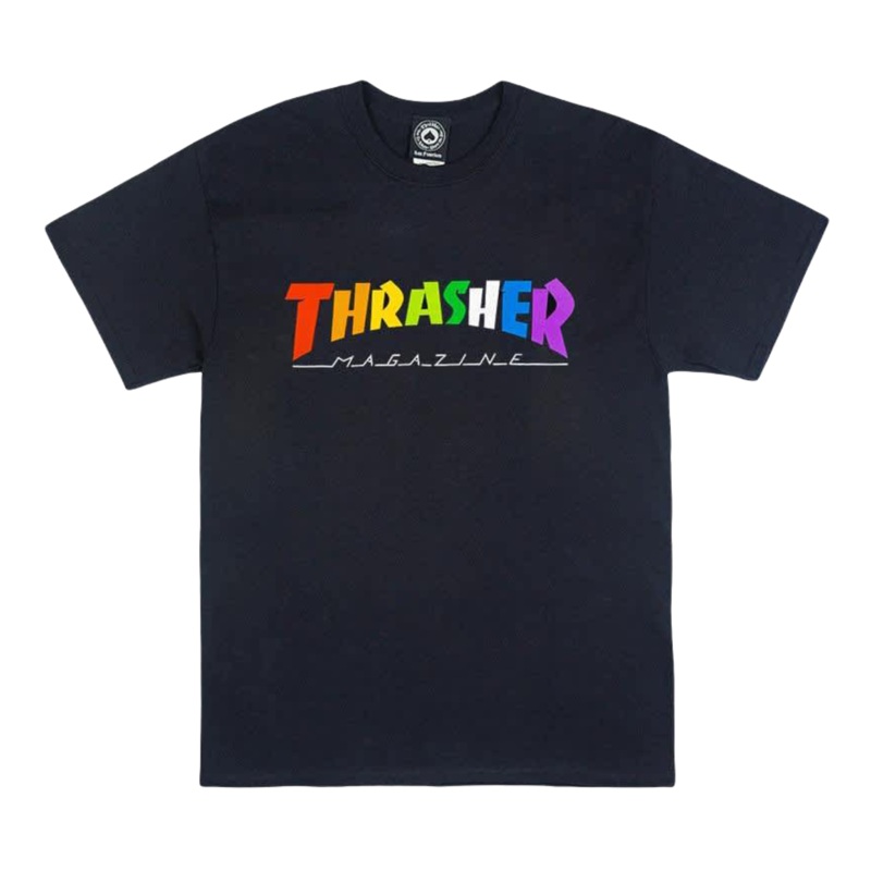 Thrasher Rainbow Mag T-Shirt Black S