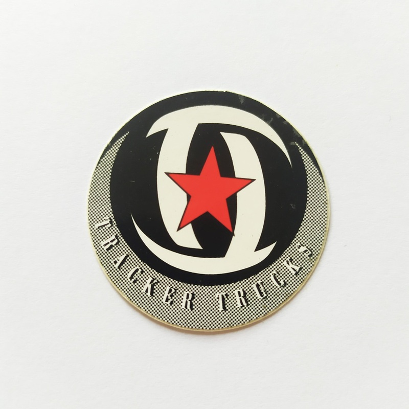 Tracker Trucks Old School Skateboard Sticker