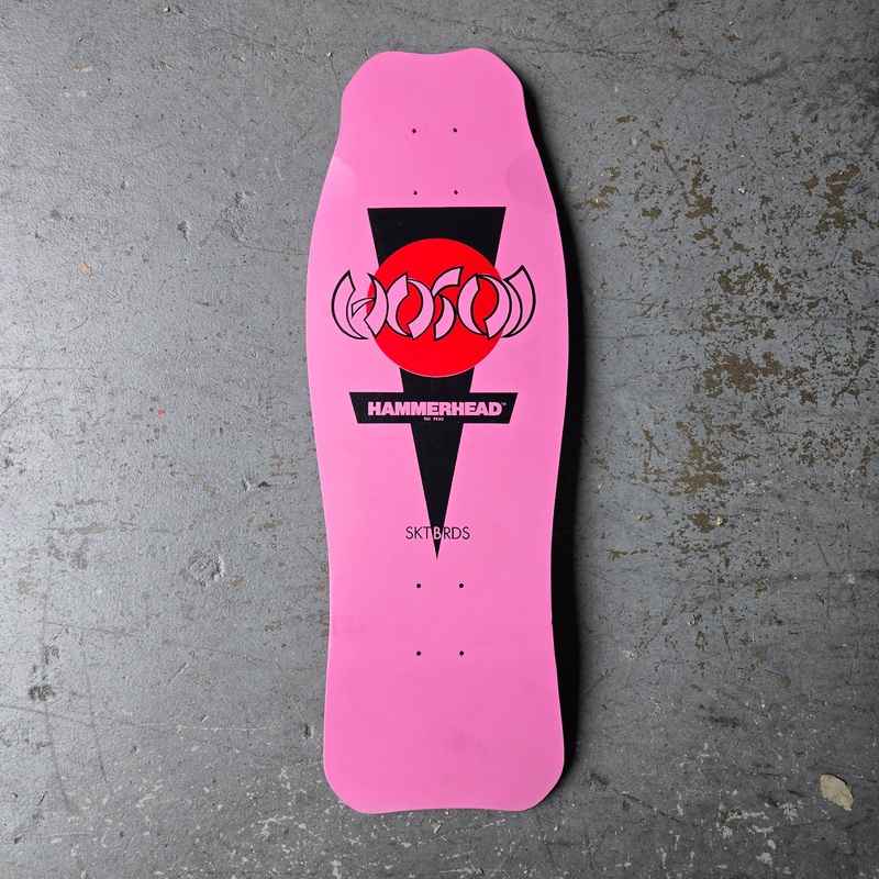 VINTAGE 80s Hosoi skateboard deck – MATTE PINK