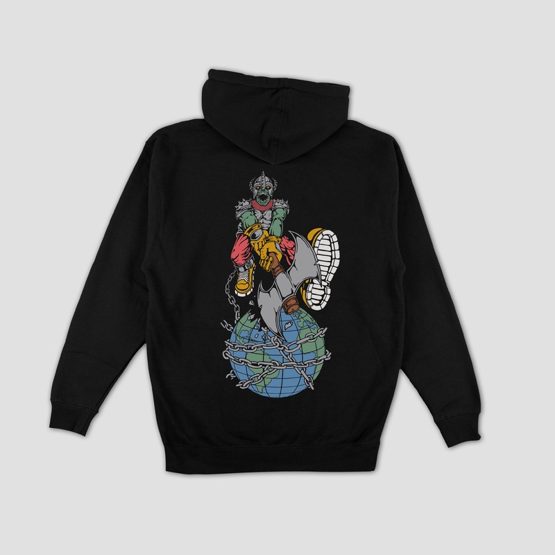 Welcome Unchained Printed Hood Black Small