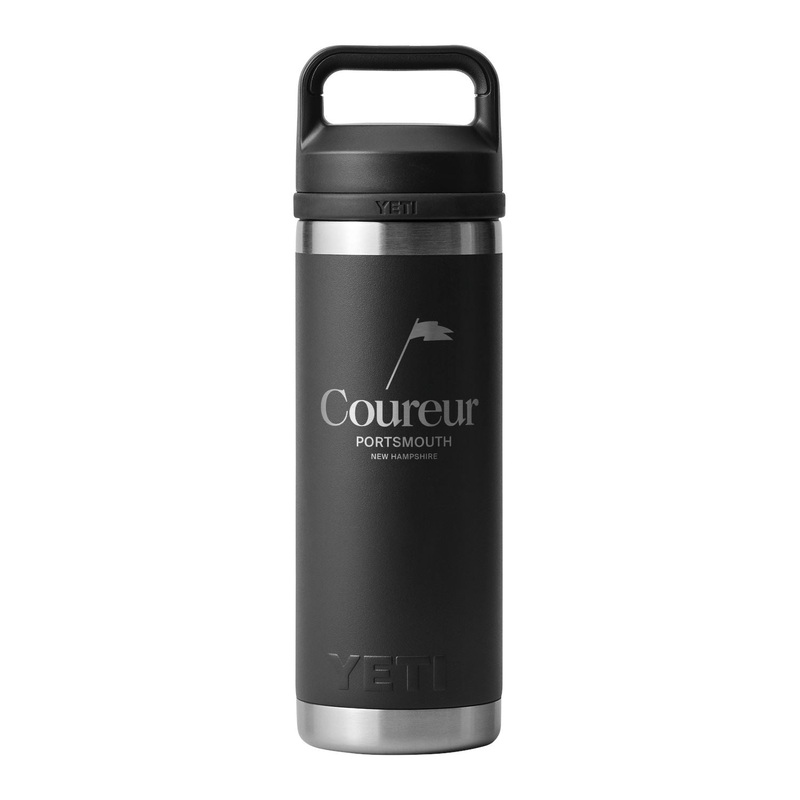Yeti x Coureur Rambler 18oz Chug Bottle Black
